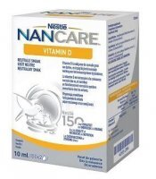 09/2023 DATANestle Nan Care Vitamin D, krople, smak neutralny, od 1 dnia życia, 10ml