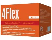 4Flex, kolagen nowej generacji + witamina C, 30 saszetek