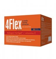 4Flex, kolagen nowej generacji + witamina C, smak czarnej porzeczki, 30 saszetek