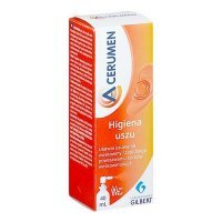 A-cerumen, preparat do higieny uszu, dla dorosłych i dzieci powyżej 6 miesiąca życia, spray, 40ml