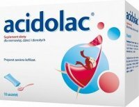 Acidolac, liofilizat doustny, dla niemowląt, dzieci i dorosłych, 10 saszetek