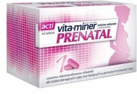 Acti Vita-miner Prenatal 1, dla kobiet planujących ciążę i w I trymestrze ciąży, 60 tabletek