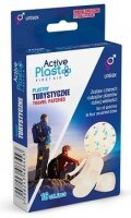 Active Plast First Aid, plastry turystyczne, 4 rodzaje, kolor cielisty, 16 sztuk