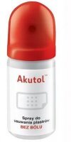 Akutol, spray do bezbólowego usuwania plastrów, 35ml