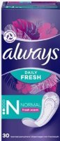 Always Daily Fresh Normal, wkładki higieniczne, 30 sztuk