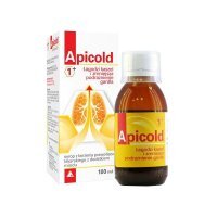 Apicold 1+, syrop z korzenia prawoślazu lekarskiego z dodatkiem miodu, 100ml