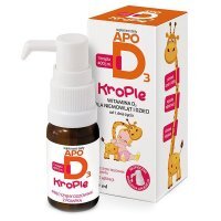 ApoD3, witamina D3 dla niemowląt i dzieci od 1-go dnia życia, krople, 10ml