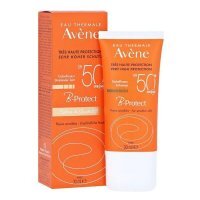 Avene B-Protect Piękno i Ochrona, upiększające mleczko ochronne do skóry wrażliwej SPF50+, 30ml