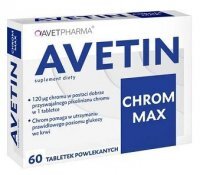 Avetin Chrom Max, 60 tabletek