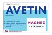 Avetin Magnez Cytrynian, 50 tabletek