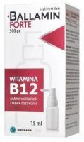 Ballamin Forte, witamina B12 500mcg, aerozol doustny, 15ml