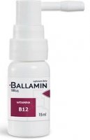 Ballamin, witamina B12 100mcg, aerozol doustny, 15ml