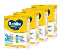Bebiko Junior 3R NutriFlor Expert z kleikiem ryżowym, formuła na bazie mleka, po 1 roku życia, czteropak (4x600g) DARMOWA DOSTAWA