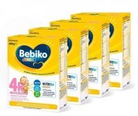 Bebiko Junior 4R NutriFlor Expert z kleikiem ryżowym, formuła na bazie mleka, po 2 roku życia, czteropak (4x600g) DARMOWA DOSTAWA
