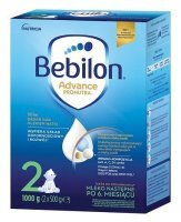 Bebilon 2 Advance, mleko modyfikowane, dla niemowląt po 6 miesiącu życia, 1000g