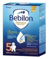 Bebilon 5 z Pronutra Advance, formuła na bazie mleka, powyżej 2,5roku życia, 1000g