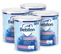 Bebilon Prosyneo HA 1, Hydrolyzed Advance, mleko początkowe, dla niemowląt od urodzenia, czteropak (4x400g)