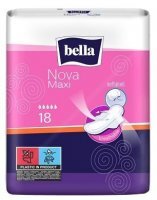 Bella, Nova Maxi, podpaski ze skrzydełkami, 18 sztuk