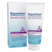 Bepanthen SensiControl, krem nawilżający do codziennej pielęgnacji skóry atopowej, 200ml