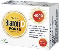 Biaron D Forte 4000j.m., 90 kapsułek