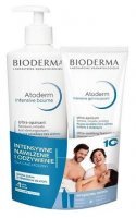 Bioderma Atoderm Intensive Baume, balsam emolientowy, 500ml + Bioderma Atoderm Intensive Gel moussant, żel oczyszczający, 200ml