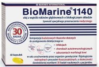 BioMarine 1140, naturalny olej z wątrób rekinów głębinowych, 60 kapsułek
