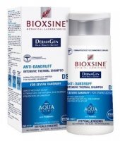 Bioxsine DermaGen Aqua Thermal, szampon przeciwłupieżowy, dla skóry łojotokowej, 200ml