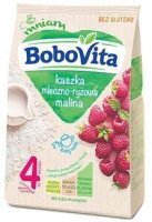 BoboVita, kaszka mleczno-ryżowa, malina, po 4 miesiącu, 230g