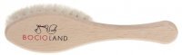 Bocioland, drewniana szczotka do włosów, z koziego włosia, 1 sztuka