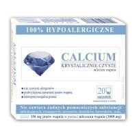 Calcium Krystalicznie Czyste, hypoalergiczne, 20 saszetek
