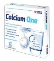 Calcium One, wapń, 12 tabletek musujących