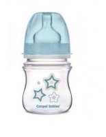 Canpol, butelka antykolkowa, szerokootworowa, Easy Start, Newborn Baby, blue, od urodzenia, 35/216, 120ml