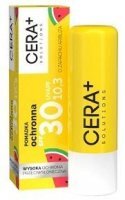 Cera+ Solutions, pomadka ochronna SPF30, o zapachu arbuza, 4,9g