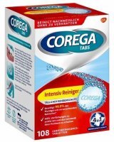 Corega Tabs Intensiv, tabletki do czyszczenia protez zębowych, 108 sztuk