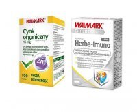 Cynk organiczny 15mg, 100 tabletek + Herba-Imuno Rapid, 30 tabletek