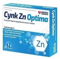 Cynk Zn Optima, 30 tabletek