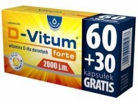 D-Vitum Forte 2000 j.m., 90 kapsułek