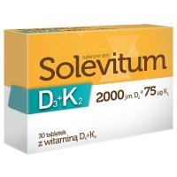 DATA 01/2024 Solevitum D3 2000j.m. + K2 75mcg, 30 tabletek