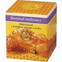 DATA 06/2024 Bonimed, Bonimel melisowy, miód pszczeli z dodatkiem wyciągu z melisy, 250g