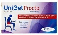 DATA 07/2024 UniGel Apotex Procto, czopki doodbytnicze, 5 sztuk