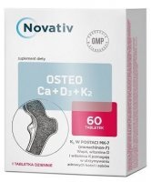DATA 08/2023 Novativ, Osteo Ca+D3+K2, 60 tabletek