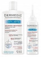 Dermedic, Capilarte, szampon kuracja stymulująca wzrost włosów, 300ml + serum-kuracja stymulująca wzrost i odrost włosów, 150ml