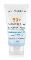 Dermedic, Sunbrella, ultralekki krem SPF50+, dla skóry tłustej i mieszanej, 40ml
