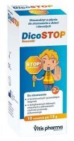 DicoStop, płyn dla dorosłych i dzieci po 2 roku życia, 10 saszetek