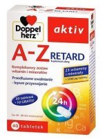 Doppelherz Aktiv, A-Z witaminy i minerały, 40 tabletek