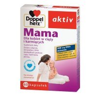 Doppelherz Aktiv, Mama, dla kobiet w ciąży i karmiących, 60 kapsułek