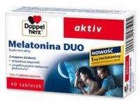 Doppelherz Aktiv, Melatonina Duo, 40 tabletek