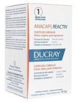 Ducray Anacaps Reactiv, wypadanie włosów, 30 kapsułek