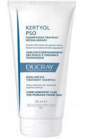 Ducray Kertyol PSO, szampon normalizujący, pielęgnacja skóry skłonnej do łuszczycy, 125ml