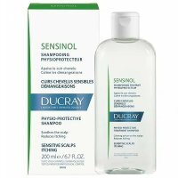 Ducray Sensinol, Ochrona fizjologiczna, szampon redukujący swędzenie wrażliwej skóry głowy, 200ml
